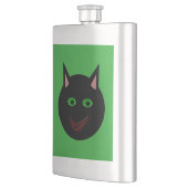 Halloween Black Cat Flasks Heupfles (Links)