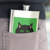 Halloween Black Cat Flasks Heupfles (Voorbeeld)