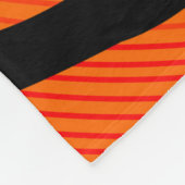 Halloween Black Cat Fleece Deken (Hoek)