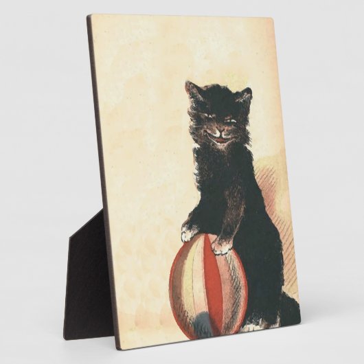 HALLOWEEN Black Cat Fotoplaat (Zijkant)