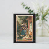 Halloween Black Cat, heks and Owl Briefkaart (Staand voorkant)