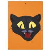 Halloween Black Cat Klembord (Achterkant)