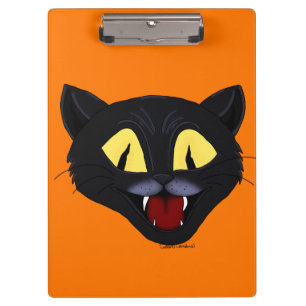 Halloween Black Cat Klembord