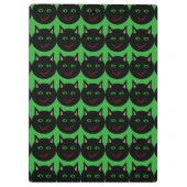 Halloween Black Cat-klembord Klembord (Achterkant)