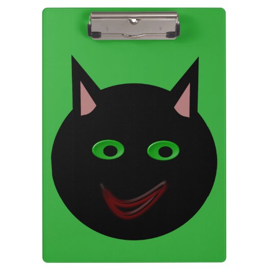 Halloween Black Cat-klembord Klembord (Voorkant)