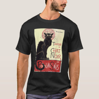 Halloween Black Cat Le Chat Noir Tournee Frans T-shirt