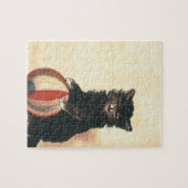  HALLOWEEN Black Cat Legpuzzel (Horizontaal)