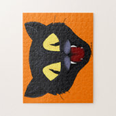 Halloween Black Cat Legpuzzel (Verticaal)
