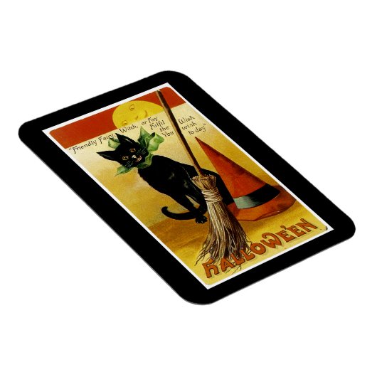 Halloween Black Cat Magneet (Rechterzijde)