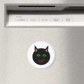 Halloween Black Cat Magnet (Insitu (Vaatwasser))