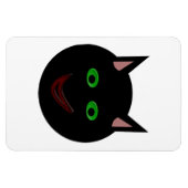 Halloween Black Cat Magnet Magneet (Horizontaal)