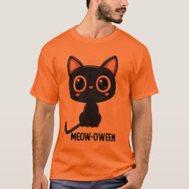 Halloween - Black Cat - Mauw-woeen T-shirt