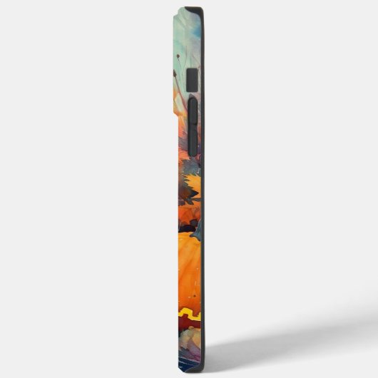 Halloween Black Cat met pompoenen eng Case-Mate iPhone Case (Achterkant / Links)