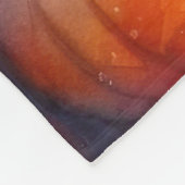 Halloween Black Cat met pompoenen eng Fleece Deken (Hoek)