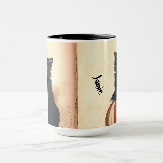  HALLOWEEN Black Cat Mok (Midden)