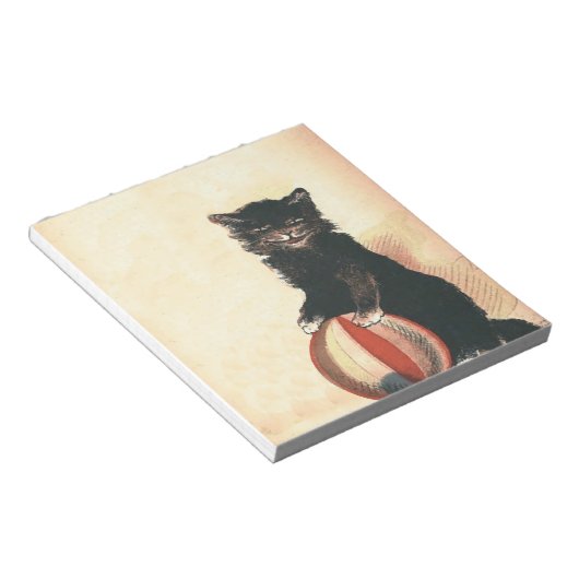  HALLOWEEN Black Cat Notitieblok (Schuin)