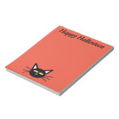 Halloween Black Cat Notitieblok (Linkerzijde)