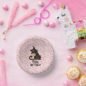 Halloween Black Cat Party Confetti Roze Papieren Kommen (Feest)