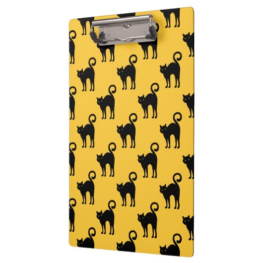 Halloween Black Cat Pattern-klembord Klembord (Links)