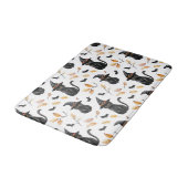 Halloween Black Cat Pattern - Witchy Cat Badmat (Gekanteld)
