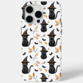 Halloween Black Cat Pattern - Witchy Cat Case-Mate iPhone Case (Achterkant)