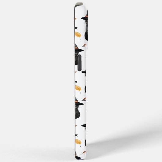 Halloween Black Cat Pattern - Witchy Cat Case-Mate iPhone Case (Achterkant / Rechts)
