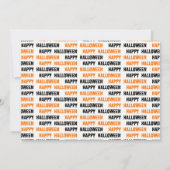 Halloween Black Cat Photo Lijst - Kaart (Achterkant)