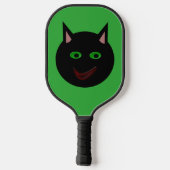 Halloween Black Cat Pickleball Paddle (Achterkant)