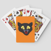 Halloween Black Cat Pokerkaarten (Achterkant)