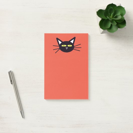 Halloween Black Cat Post-it® Notes (Kantoor)