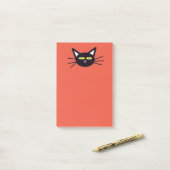Halloween Black Cat Post-it® Notes (Op bureau)