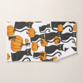 Halloween Black Cat Pumpkin Fun Bad Handdoek (Handdoek)