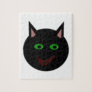 Halloween Black Cat Puzzle Legpuzzel