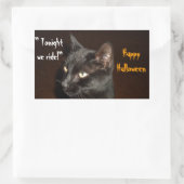 HALLOWEEN BLACK CAT RIDE STICKERS (Tas)