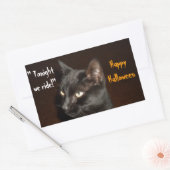 HALLOWEEN BLACK CAT RIDE STICKERS (Envelop)