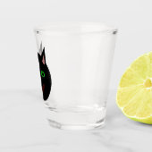 Halloween Black Cat Shot Glas (Rechts)