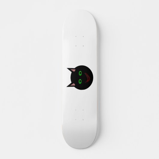 Halloween Black Cat Skateboard (Voorkant)