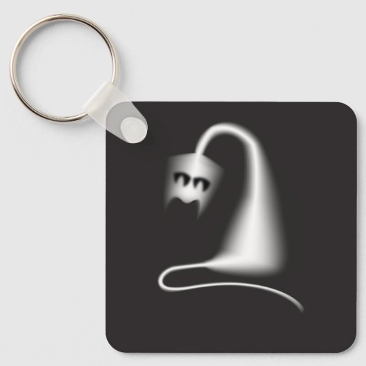 Halloween Black Cat Sleutelhanger (Voorkant)