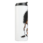 Halloween Black Cat Sticker 1 Thermosbeker (Gedraaid links)