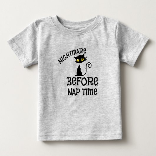 Halloween Black Cat T-Shirt (Voorkant)