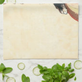  HALLOWEEN Black Cat Theedoek (Gevouwen)