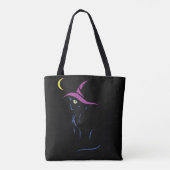 Halloween Black Cat Tote Bag (Achterkant)