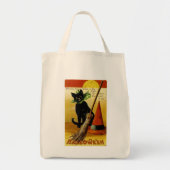 Halloween Black Cat Tote Bag (Voorkant)