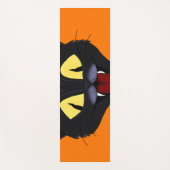 Halloween Black Cat Yogamat (Voorkant)