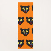 Halloween Black Cat Yogamat (Achterkant)