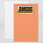 Halloween Black Cats Briefpapier (Voorkant / Achterkant)