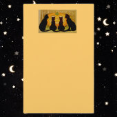 Halloween Black Cats Briefpapier