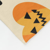 Halloween Black Cats, Pomkins, Bats en Webs Fleece Deken (Hoek)