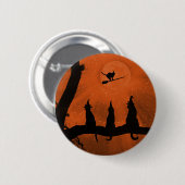 Halloween Black Cats Ronde Button 5,7 Cm (Voorkant /achterkant)