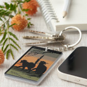 Halloween Black Cats - Sleutelhanger (Voorkant Rechts)